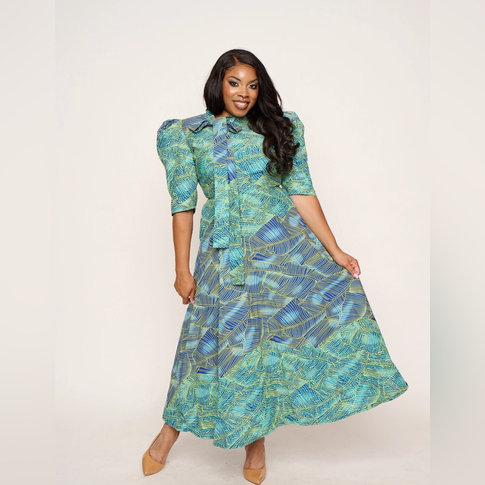 South African Print Patterned Dress